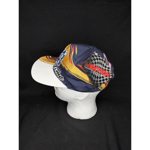Vintage Rusty Wallace Miller Time SnapBack Chase Authentic Hat NWT #2 Blue - Picture 2 of 7